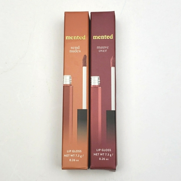 NEW 2 Mented Lip Gloss, Send Nudes & Mauve Over - Picture 1 of 2